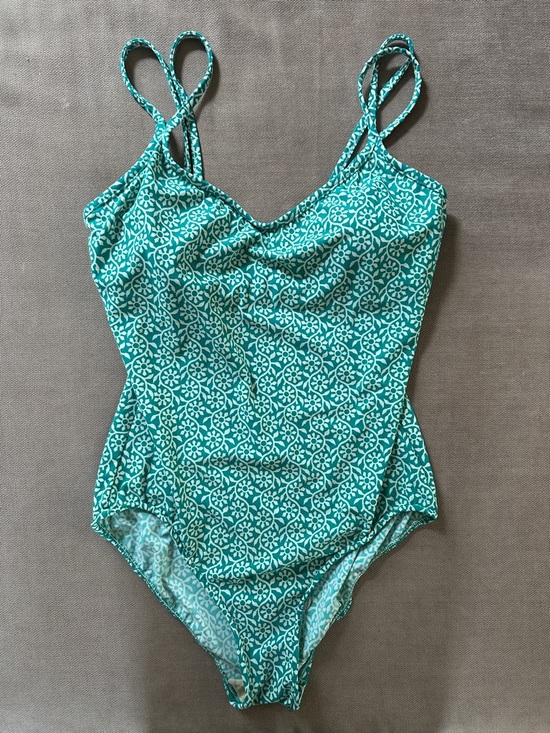 Other - Teal Patterned One-Piece Swimsuit